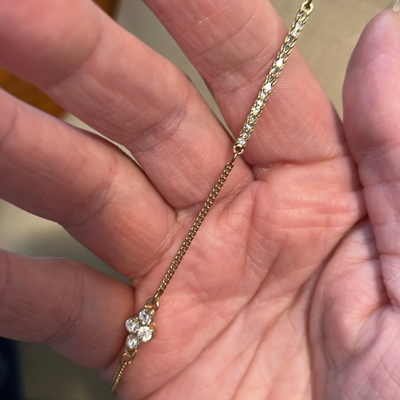 Gold Five Tiered Necklace. - Picture 7 of 7